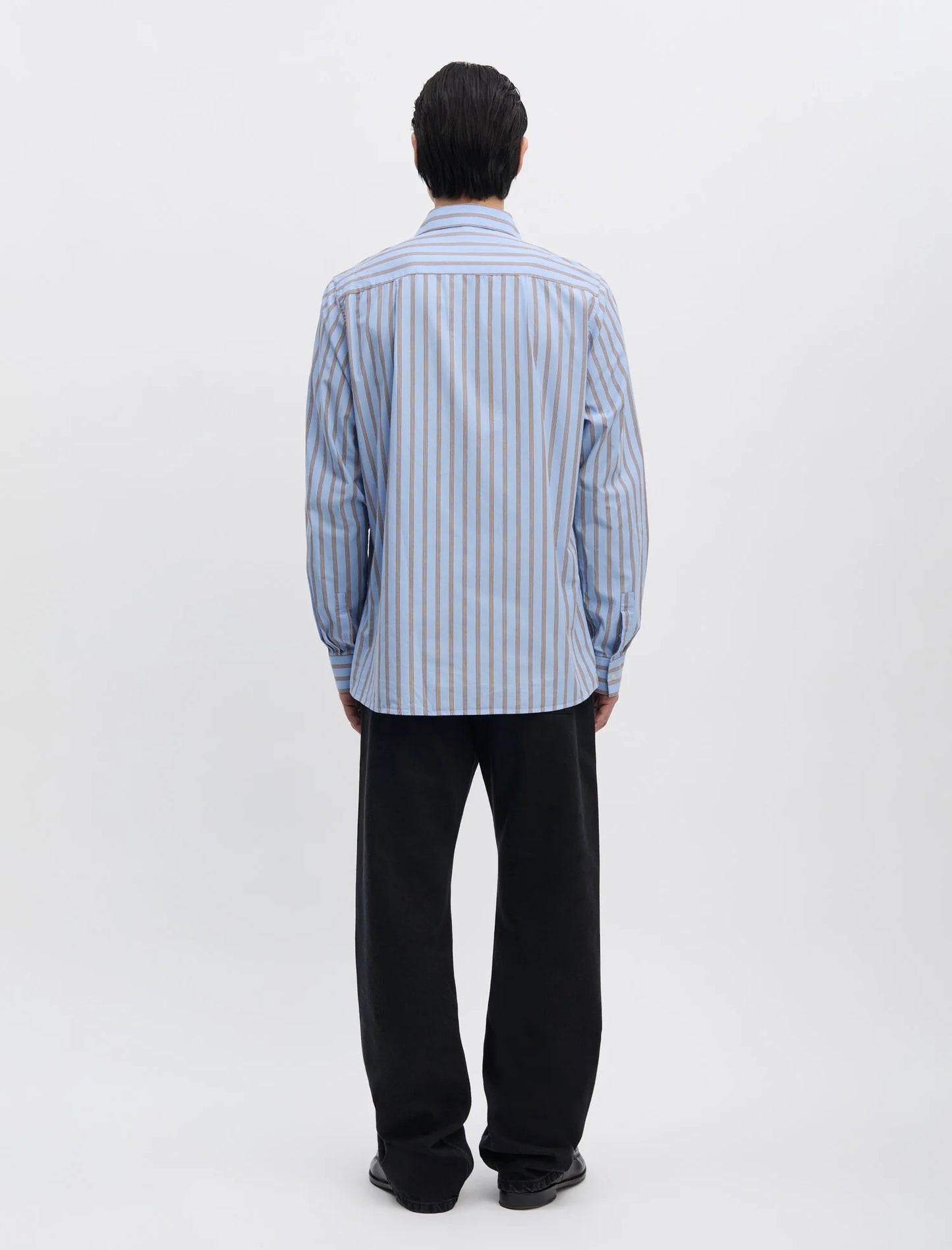 Shirt 3.0 Blue Brown Stripe