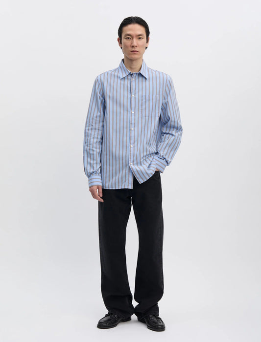Shirt 3.0 Blue Brown Stripe