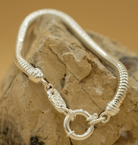 Boa Bracelet - Silver