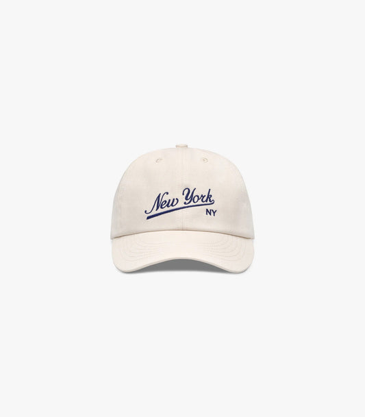 Big League Twill Cotton Cap - Ecru
