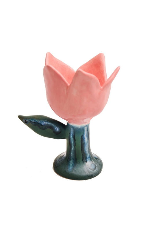 Catarina Pink Candleholder