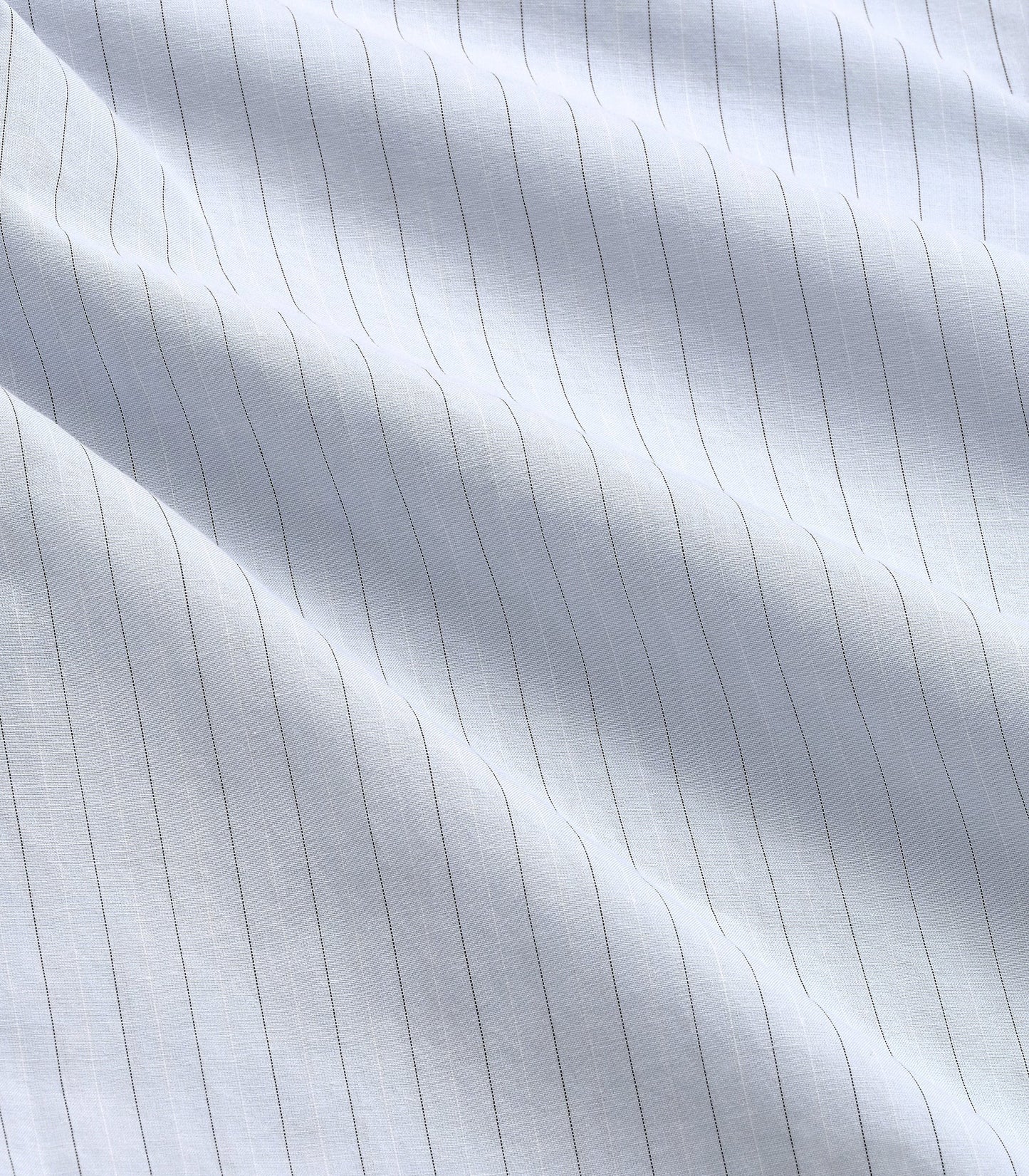 Jones Cotton & Silk Shirt - Light Blue Stripes