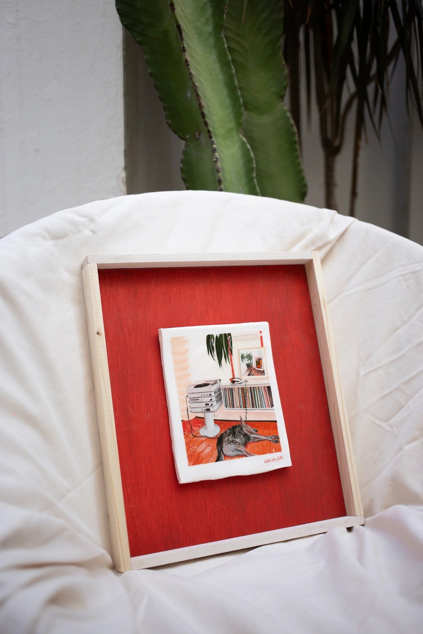 Major Ceramic Painting - Siesta