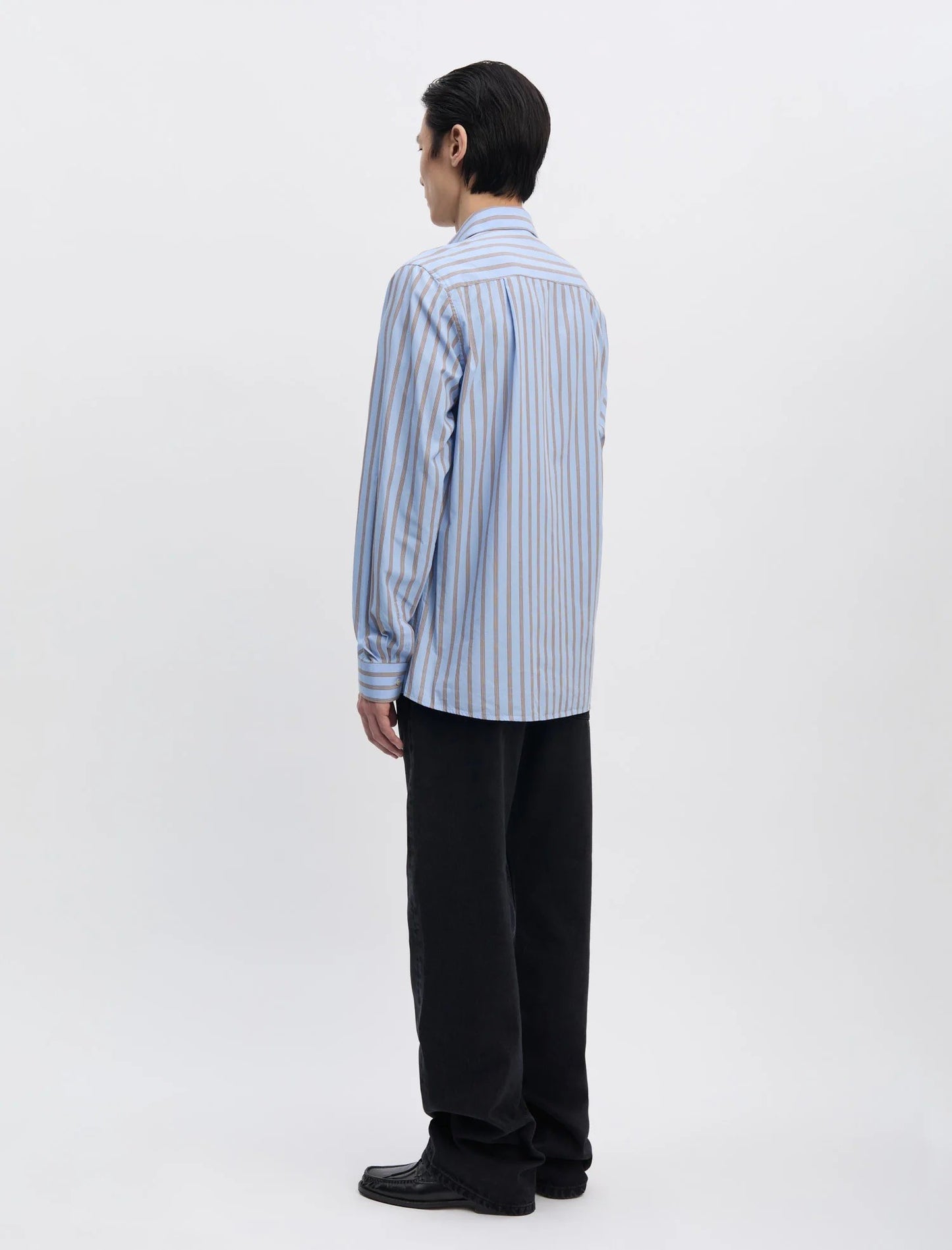 Shirt 3.0 Blue Brown Stripe