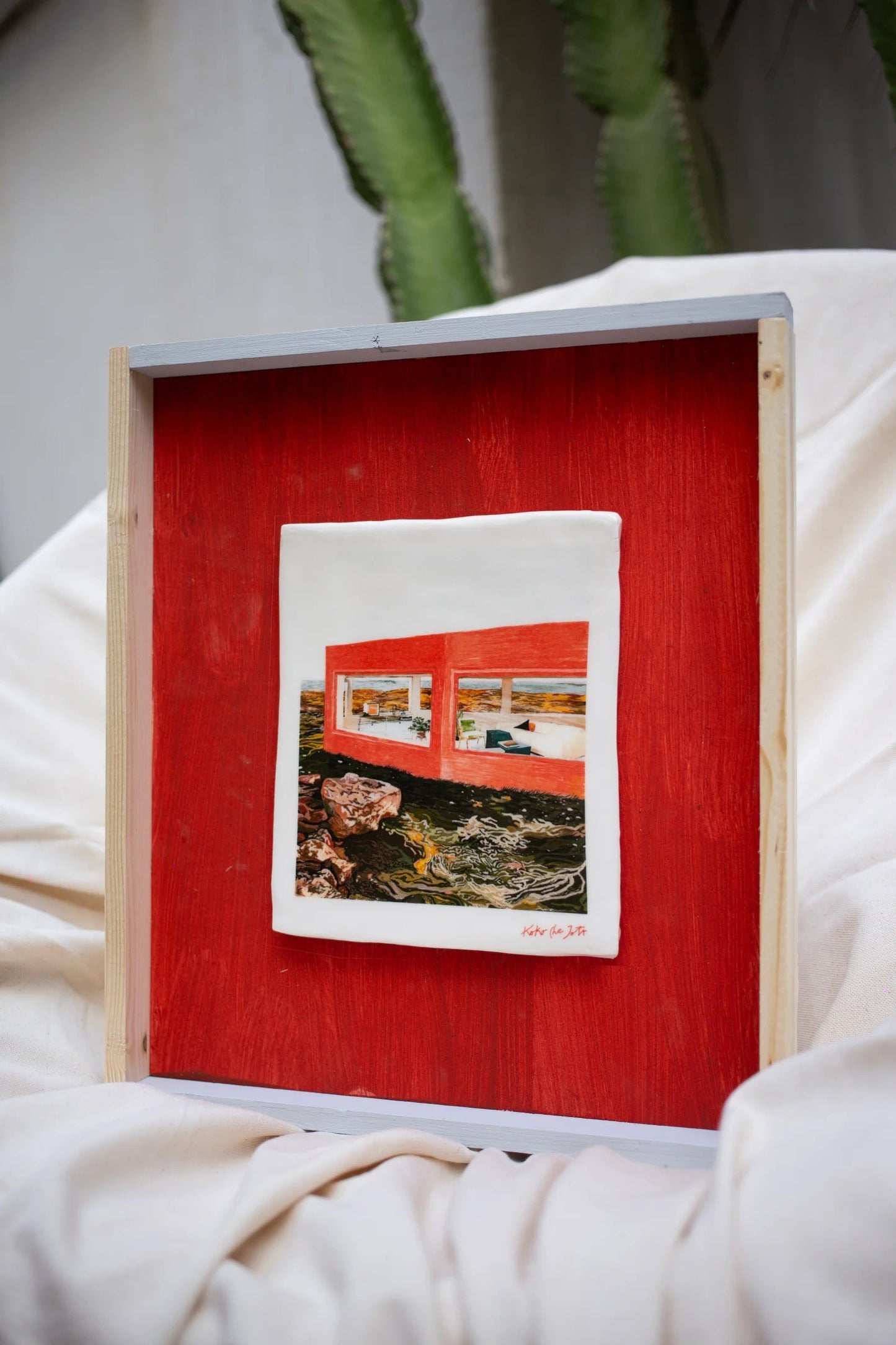 Minor Ceramic Painting - Lydia's House