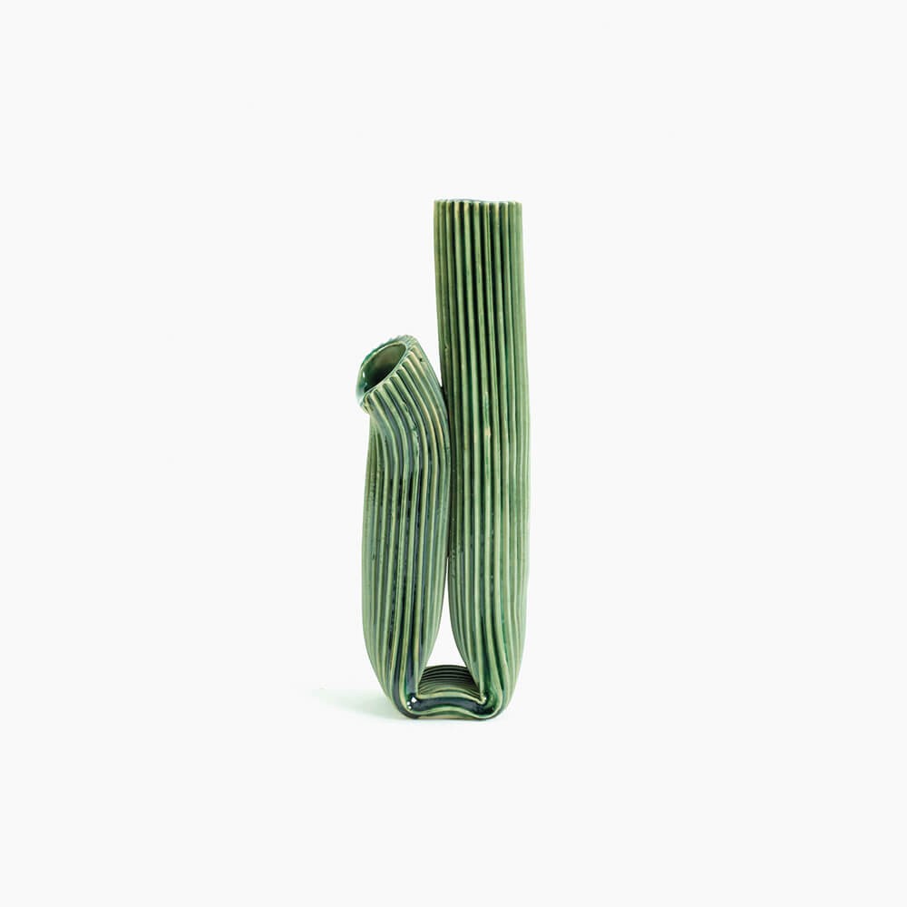 Tulumba Vase - Dark green