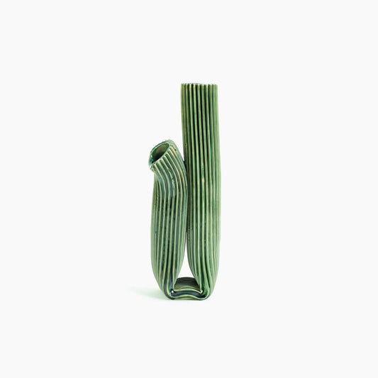 Tulumba Vase - Dark green
