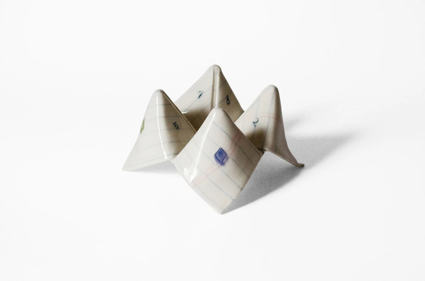 Nerikomi Notepad Origami Fortune Teller Sculpture
