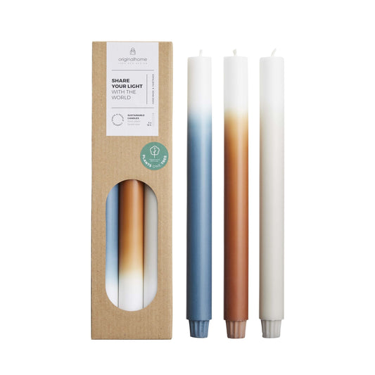 Gradient Candles - Set of 3