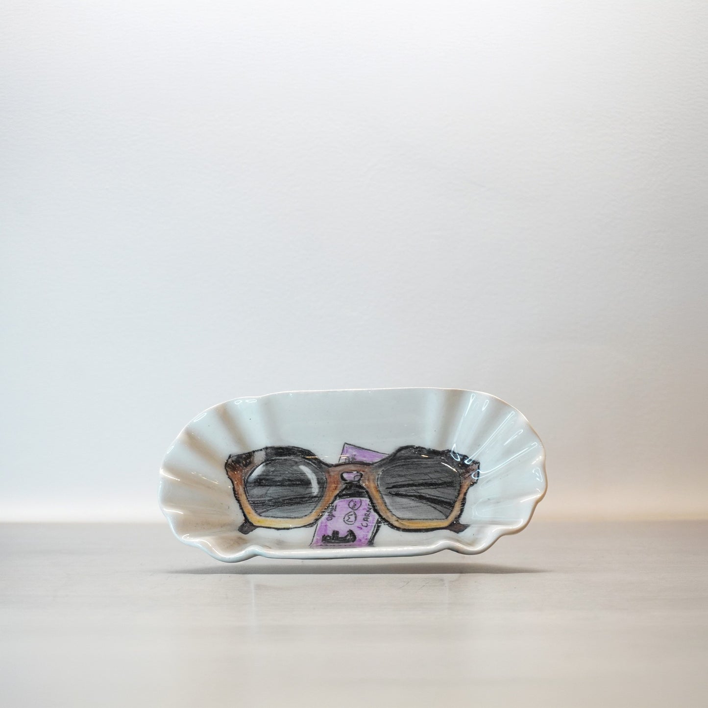 Trinket Tray - Glasses & Ticket