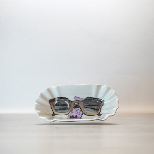 Trinket Tray - Glasses & Ticket