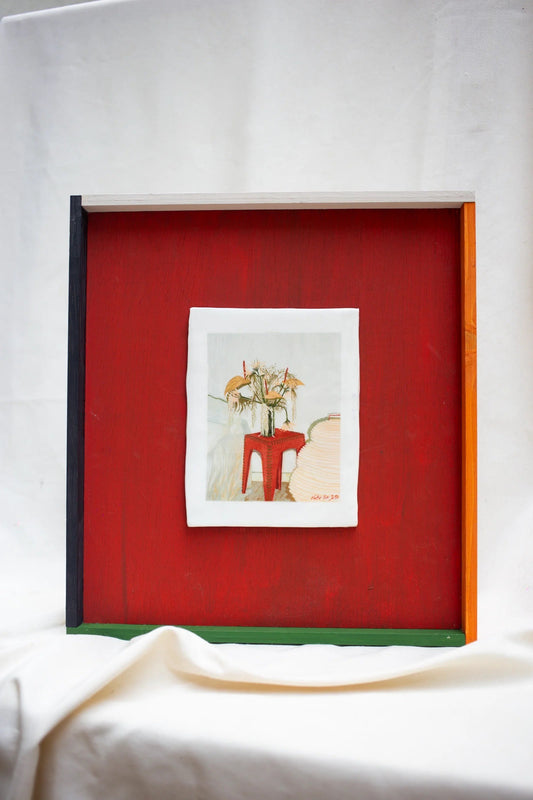 Minor Ceramic Painting - Flowers For Feify