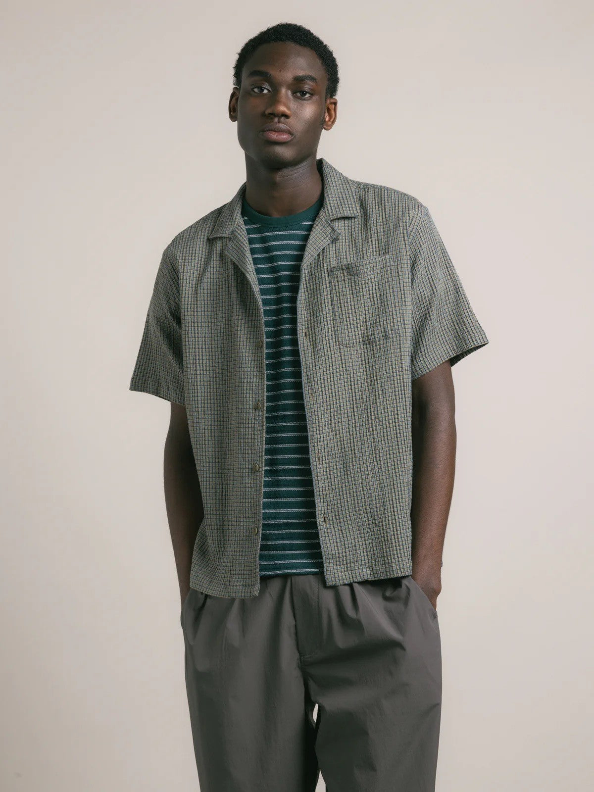 Crammond Shirt Green Check