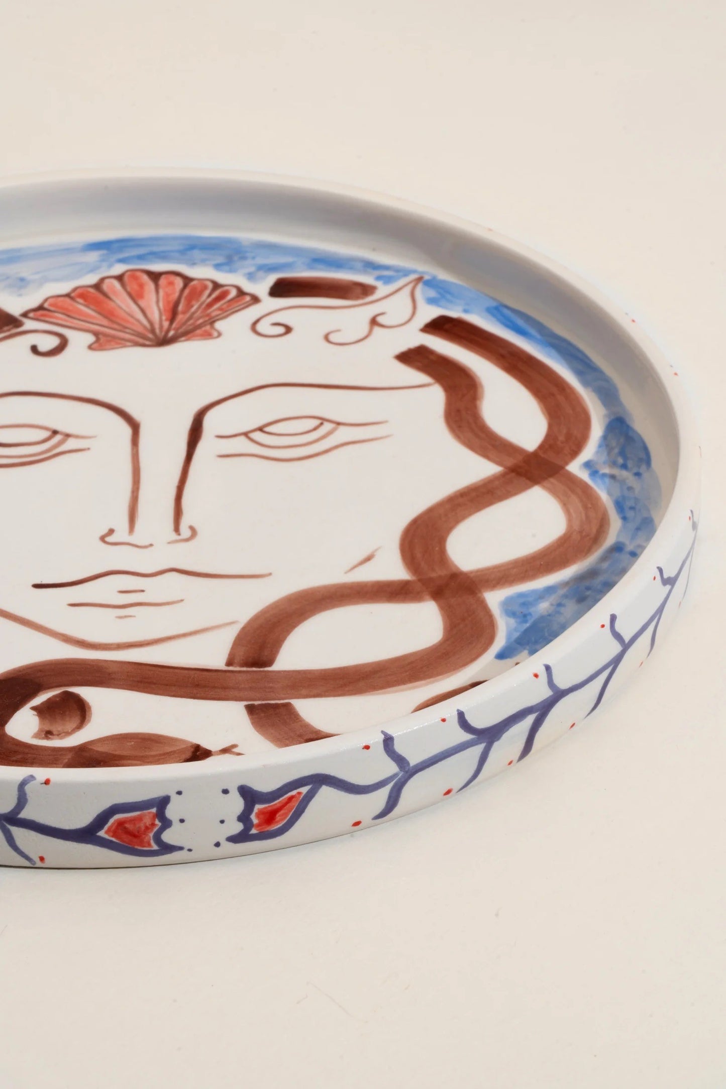 Ceramic Platter - Medusa