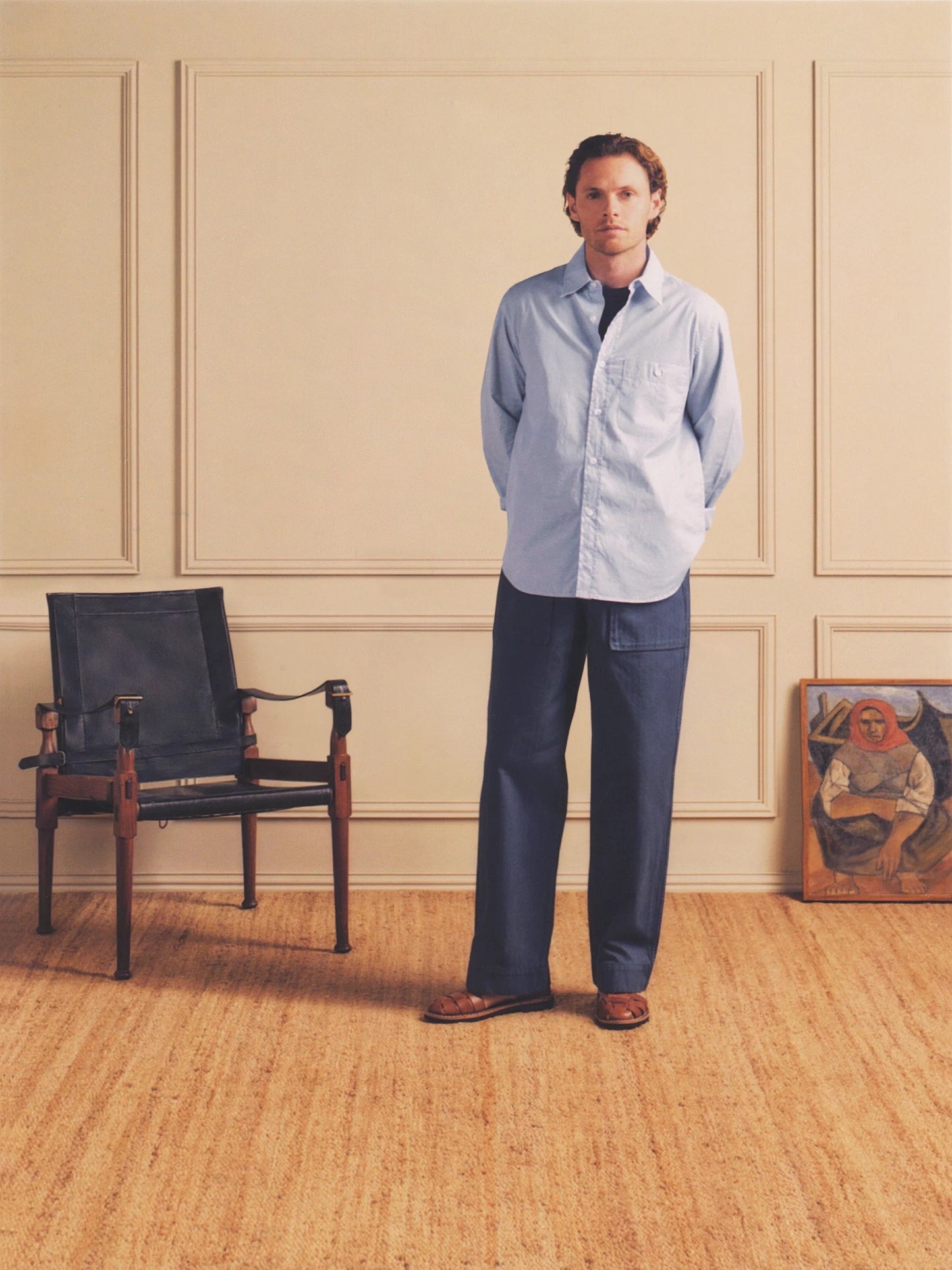 Camp HBT Pant - Dusty Navy