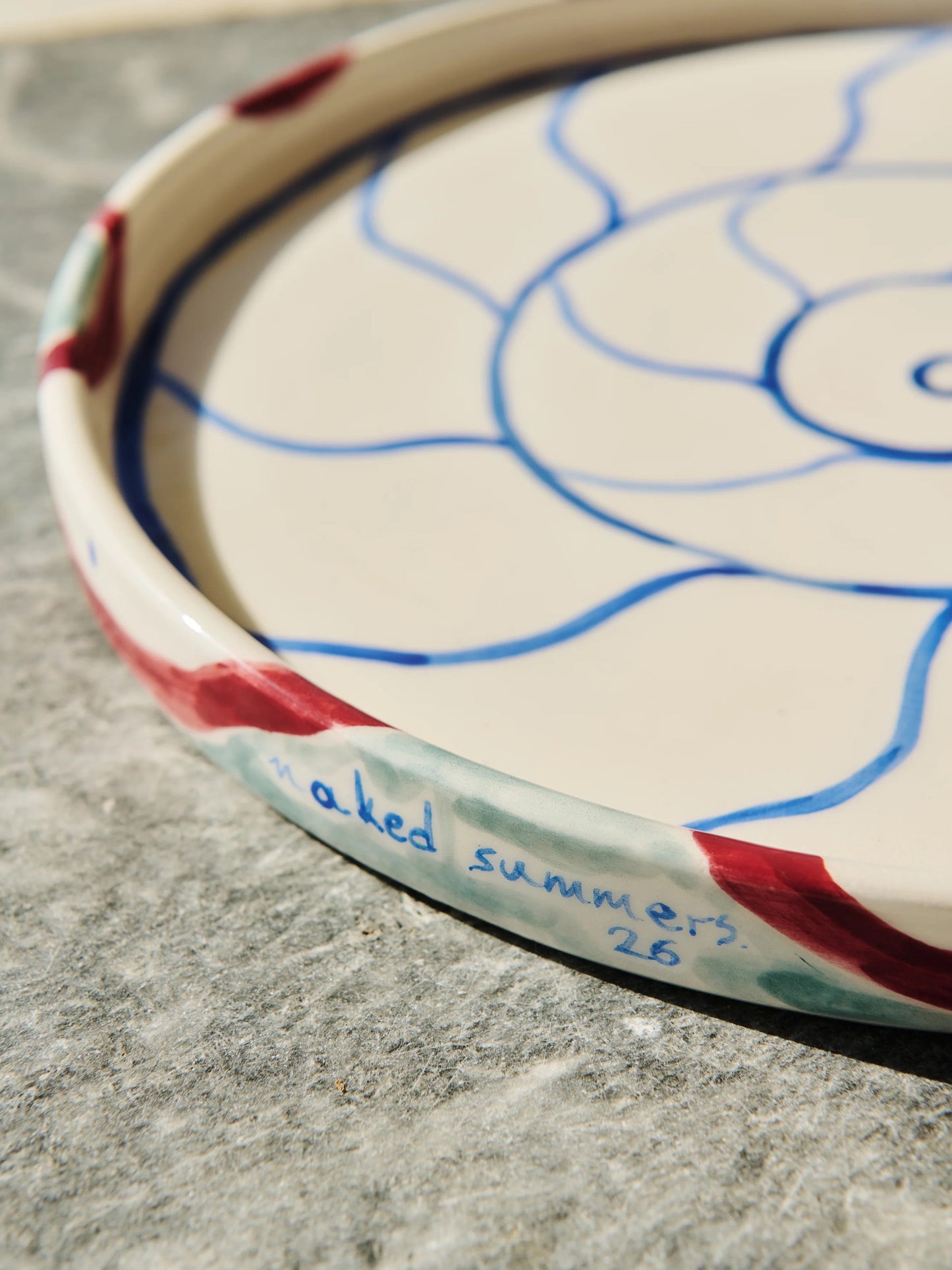 Ceramic Platter - Nautilus