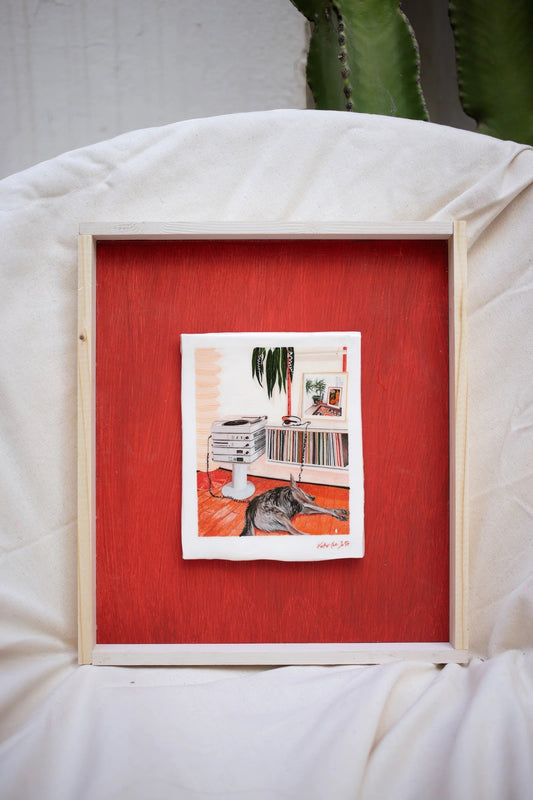 Major Ceramic Painting - Siesta
