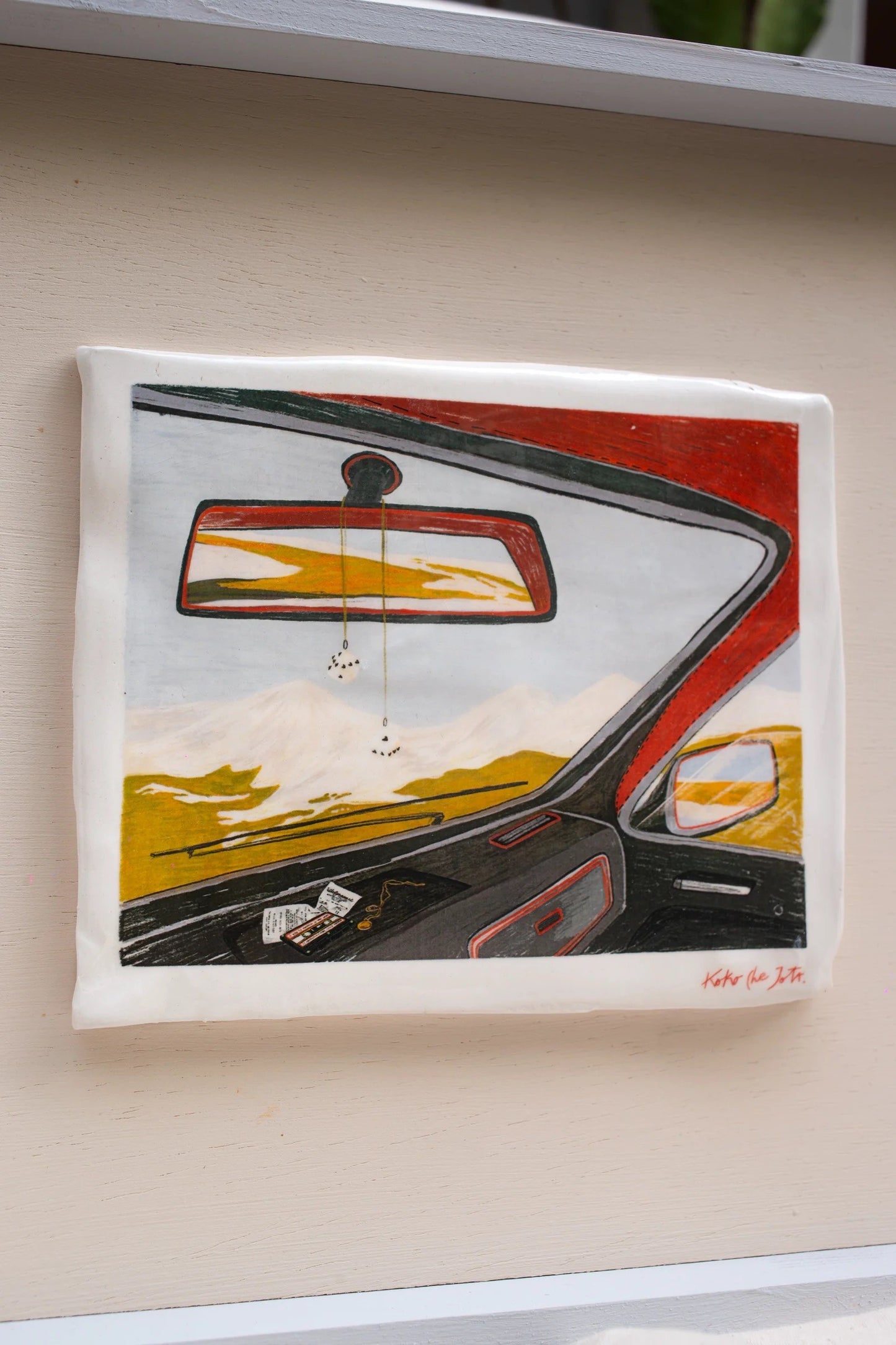 Minor Ceramic Painting - It Had To Happen