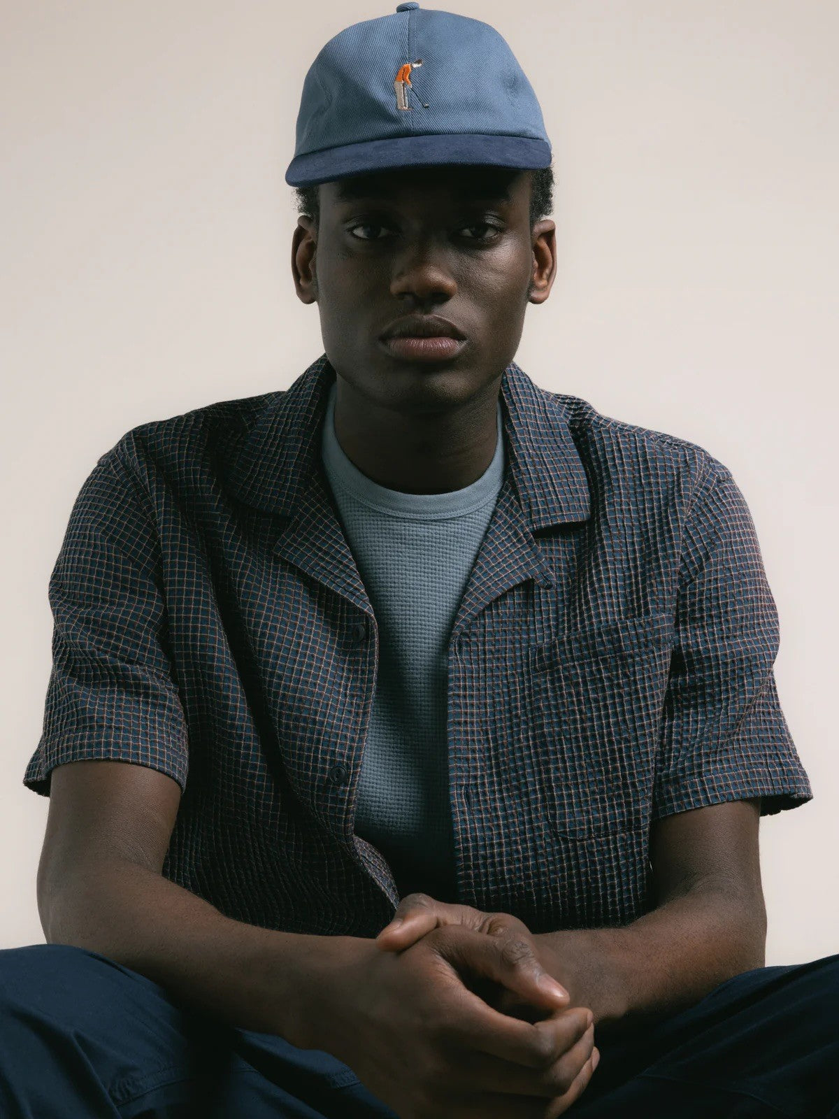 Crammond Shirt Navy Check