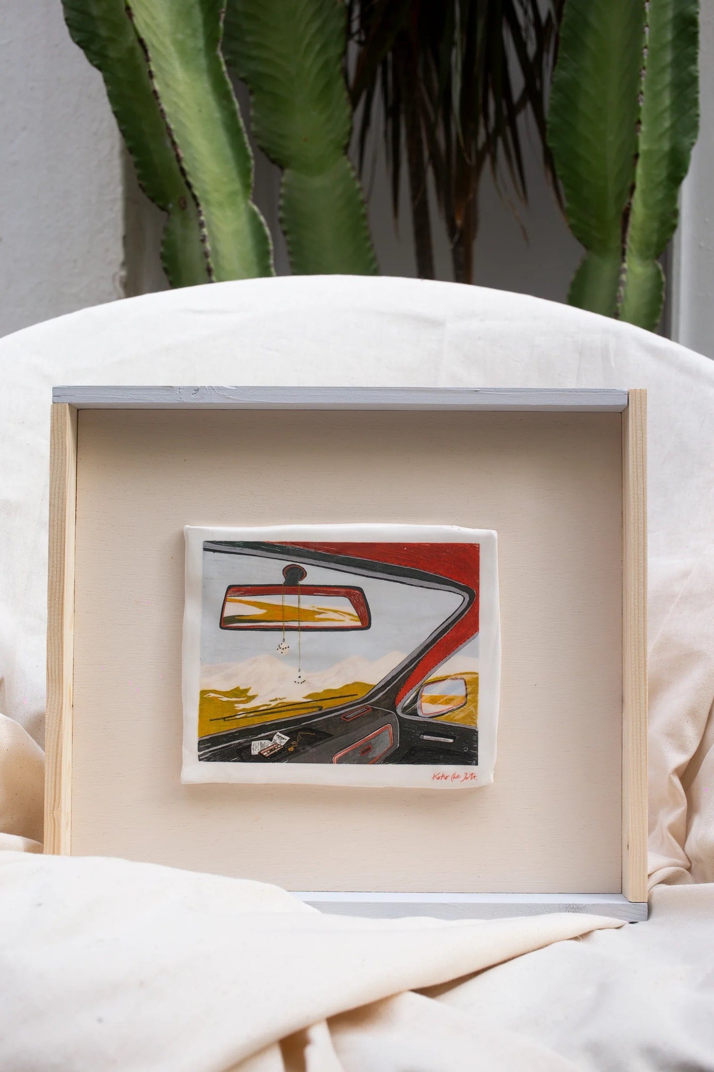 Minor Ceramic Painting - It Had To Happen