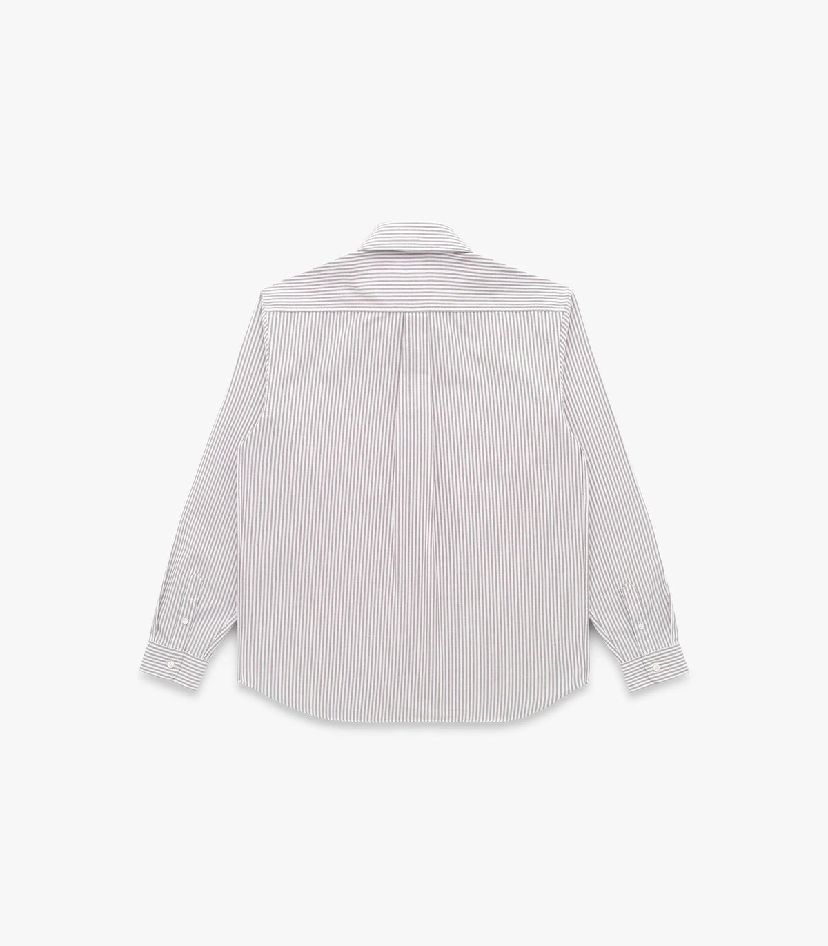 Beefy Cotton Oxford- Brown Stripe