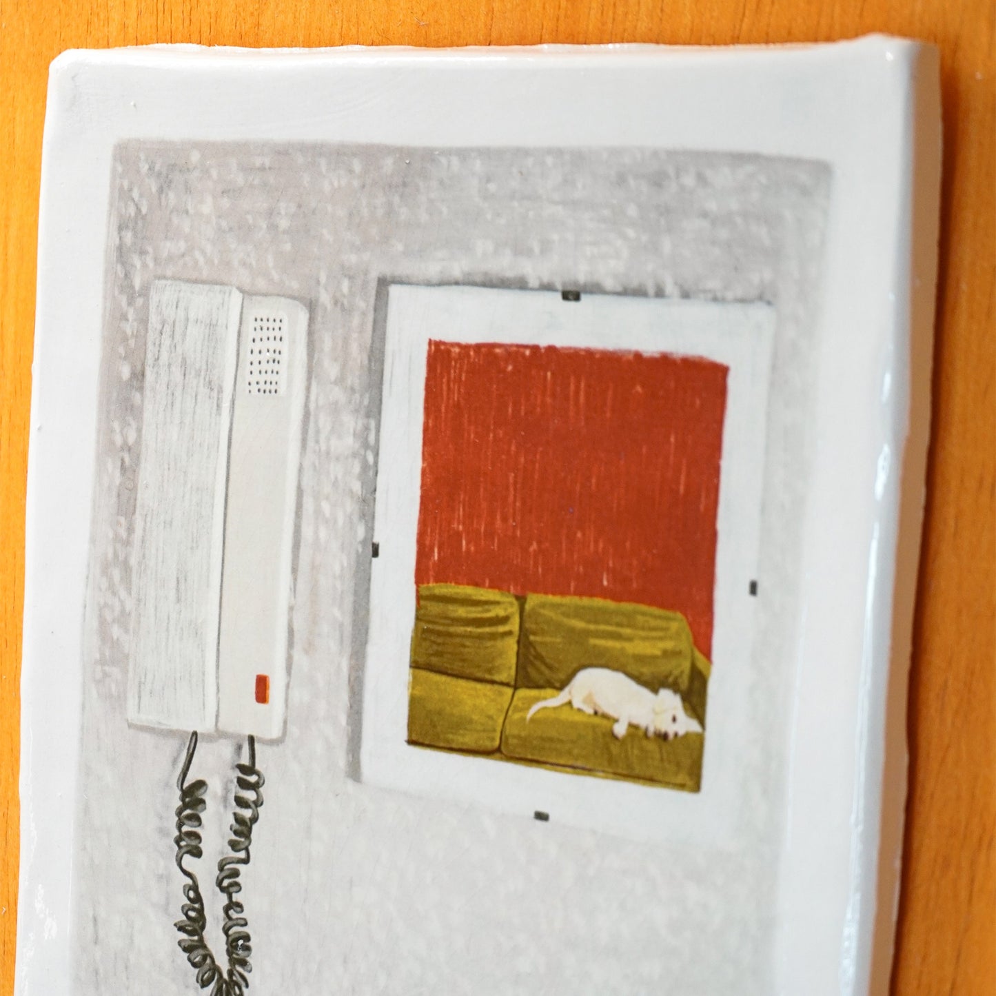 Minor Ceramic Painting - Dog Talk