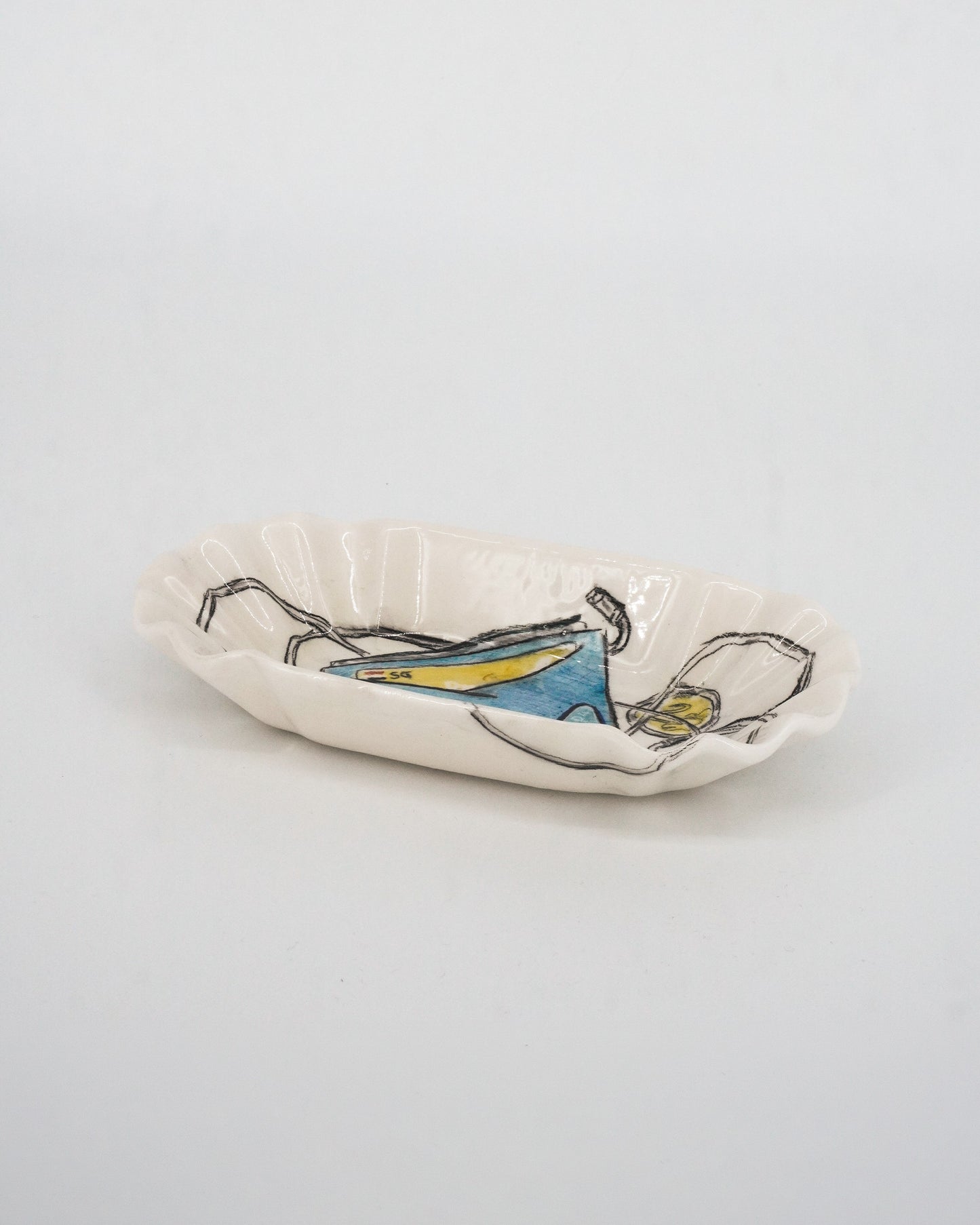 Trinket Tray - Card Holder & Earphones