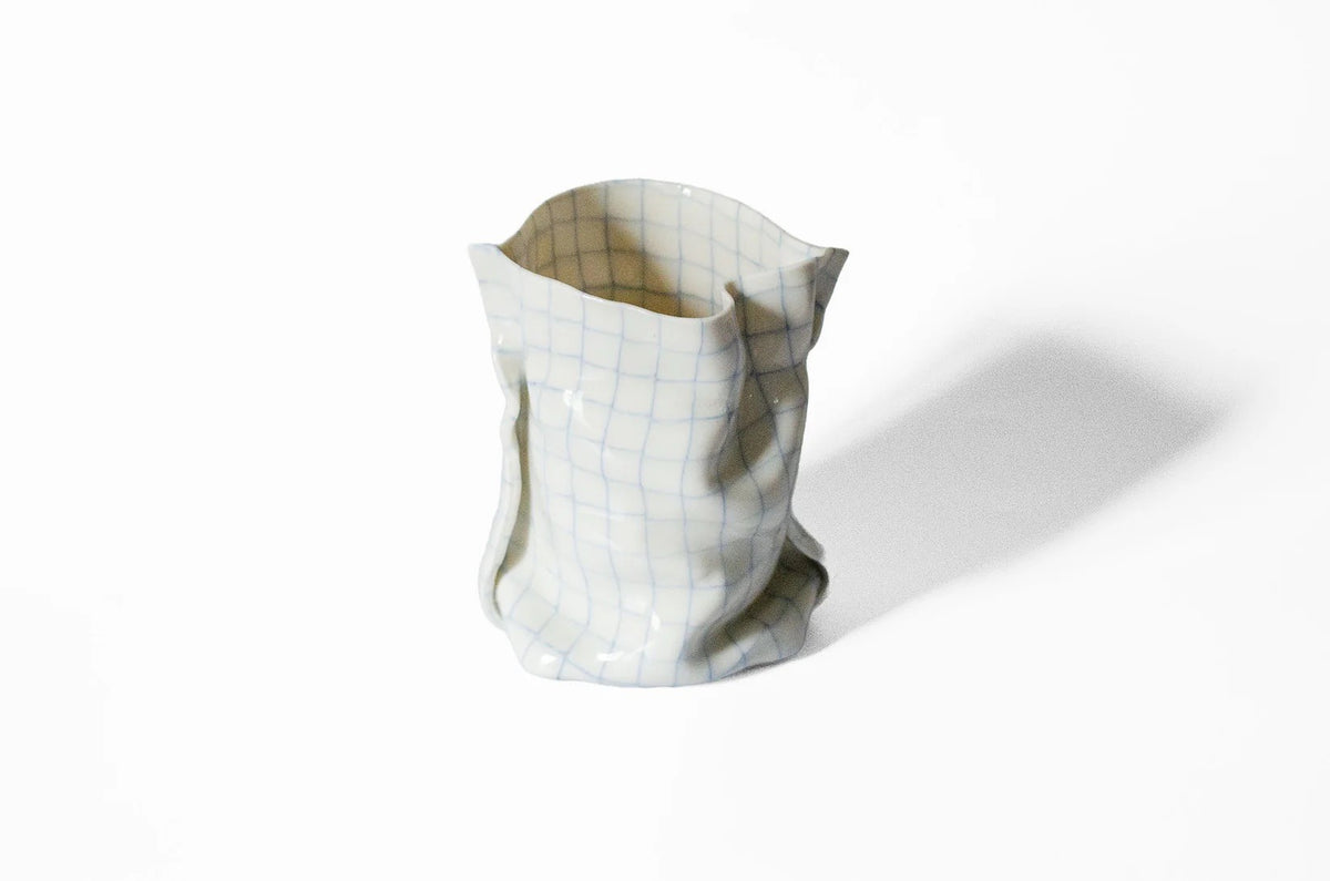 Tall Nerikomi Bag Vase