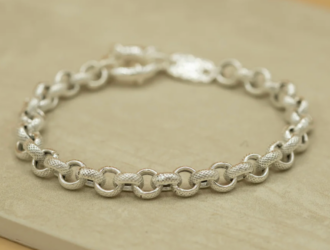 Texture Bracelet - Silver