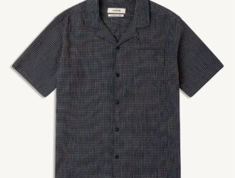 Crammond Shirt Navy Check