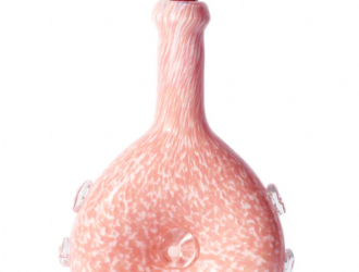 Amour Pink Glass Carafe