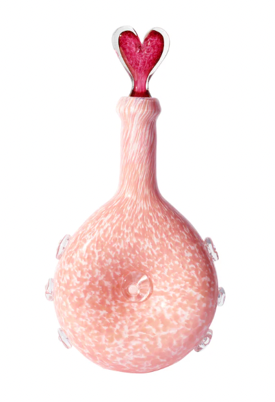 Amour Pink Glass Carafe