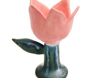 Catarina Pink Candleholder