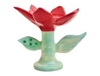 Irina Red Candleholder