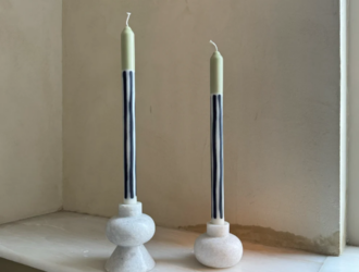 Dinner candles - Gooseberry
