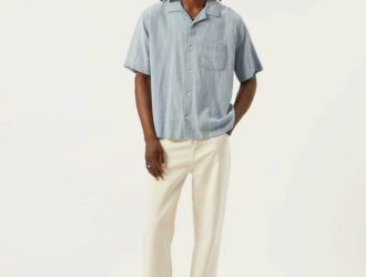 Striped Seersucker Shirt - Indigo